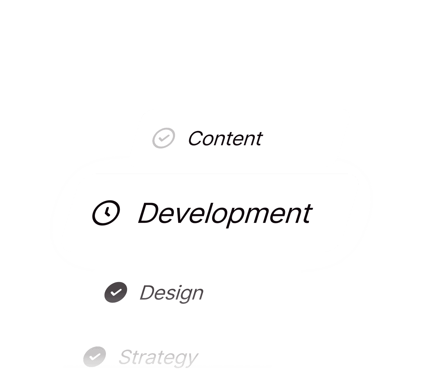 Content, development, design, and strategy services